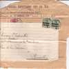 BELGIUM OCCUPATION USED COVER 1917 CANCELED BAR JUMET - OC1/25 Gouvernement Général