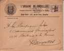 BELGIUM OCCUPATION USED COVER 1916 CANCELED BAR BRUXELLES - OC1/25 Generalgouvernement 