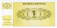 1 Tolar    "SLOVENIE"       UNC    Ro 51 - Eslovenia