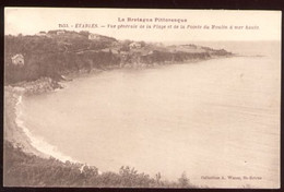 CPA 22 ETABLES Vue Générale De La Plage Et De La Pointe Du Moulin à Mer Haute - Etables-sur-Mer