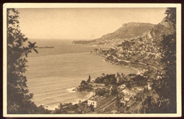 CPA Non écrite Monaco MONTE CARLO Le Cap D'Ail Vue Générale - Tarjetas Panorámicas