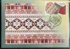Thailand 2000 Textile, Embroidery, Handloom Cloth Max Card # 7956 - Textiles