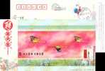 Bird,crane, Pre-stamped Postcard - Gru & Uccelli Trampolieri