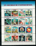 1998 San Marino Foglietto "Un Secolo Di Fantascienza" - Nuovo Gomma Integra MNH** - Blokken & Velletjes