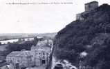 Cpa  La Roche Guyon (95) Chateau Et Donjon Vue De La Côte . Coll Dufour - La Roche Guyon