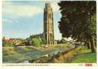 Angleterre Lincolnshire  BOSTON  Eglise St Botolph's  Belle Carte Glacée BE - Andere & Zonder Classificatie