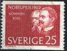 PIA - SVE - 1962 - Premi Nobel Del 1902 - (Yv 499) - Gebraucht