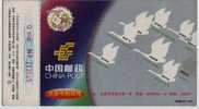 Swan Goose Bird,China 1999 Taiyuan Post Office Advertising Pre-stamped Card - Gänsevögel