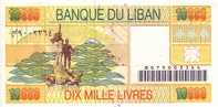 LIBAN   10 000 Livres   Daté De 2001   Pick 80     ***** BILLET  NEUF ***** - Lebanon