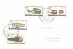 Germany / Berlin -  Mi-Nr 379 + 380 + 381 + 383 FDC (U368)- - Tramways