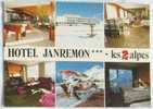 Cpsm 38 LES 2 ALPES Hotel Janremon Multivue - Vénosc