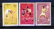 ROUMANIE JO SEOUL 1988  GYM BOXE TENNIS YT 386 / 08  OB. TB - Estate 1988: Seul