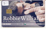 Musique ROBBIE WILLIAMS (2) SHOW 21/22-06-2006 CHIPCARD  AMSTERDAM ARENA - Música