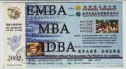 USA Pickering University,EMBA,MBA,DBA Education,CN02 Science Business Management Trainning Center Adv Pre-stamped Card - Computers