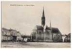 CPA 52 ECLARON - La Place Et L Eglise - Eclaron Braucourt Sainte Liviere