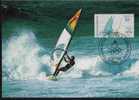CPJ Allemagne 1984 Sports Voile Surf Homme JO - Zeilen