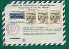 TRAIN - BUSES - TRUCKS - SHIPS - On AUSTRIA Official Cover To ARGENTINA With Strip Of 3 - Yvert # 926 - Andere (Aarde)