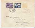 Ist003/   ISLAND - Brief Mit  Flugpostmarken (Doppeldecker/Flugzeug/Vu Lkan/ Nordlicht 1935 - Covers & Documents