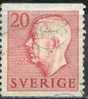 PIA - SVE - 1951-52 - Re Gustavo VI° Adolfo - (Yv 357) - Used Stamps