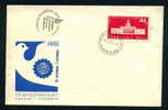 Bulgaria Special Seal 1960 .IX.18.  XIX International Plovdiv Fair BUILDING GLOBE Bird DOVE - Other & Unclassified