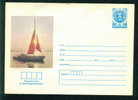 Uco Bulgaria PSE Stationery 1984 SAILING WIND BOAT Black Sea Mint - Segeln