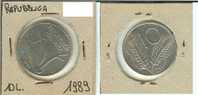 Repubblica Italiana: 10 Lire 1989 QFDC - 10 Lire