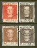 NEDERLAND 1949 Juliana Serie 534-537 Used # 1161 - Gebruikt