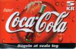 FAROE ISLANDS 5 KR  COCA COLA  LOGO  HORIZONTAL 500 ONLY  ISSUED  CV : RRR   MINT IN  BLISTER  READ DESCRIPTION !!!! - Faroe Islands