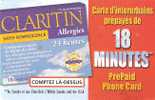 TARJETA DE USA DE CLARITIN ALLERGIES DE 18 MINUTES - AT&T