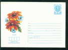 Bulgaria Bulgarie Stationery Entier 1986 Flowers Gaillardia Mint/ 3907 - Enveloppes