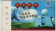 China 2004 Neimenggu Meteorology Bureau Advertising Pre-stamped Card Weather Radar,grassland Climate - Clima & Meteorologia