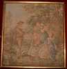 REPRODUCTION D´ANCIENNE TAPISSERIE - CADRE DORE - SCENE GALANTE - Other & Unclassified