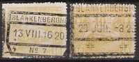 N° 124 BLANKENBERGHE  2TYPES------396 - 1915-1921
