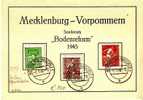 SBZ033 / Meckl./Vorp. Schwerin Bodenreform, Platten-Fehler - Covers & Documents