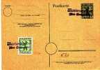 SBZ040/Stempelmuster B.Bären-Ga+Marke Marienwerder/Eberswalde - Postal  Stationery