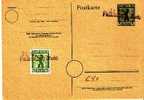 SBZ042 / Bären-Ga+Marke, Stpl.-Muster Falkenburg (Mark) - Postal  Stationery