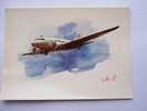 LI-2 1939 , Russian Aircraft  AEROFLOT Cca 1980 , XF++ D3547 - 1939-1945: 2nd War