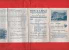 Publicité + Horaires Des Trains Monaco Musée Océanographique 1936 - Europe