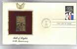 STATI UNITI 1989 - FDC - Yvert  1872 - Annullo Speciale (oro) - Diritti Umani - Andere & Zonder Classificatie