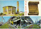 Carte Postale  76.  Yvetot  Le Mail Et L'église - Yvetot