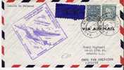 Irl031/ 1.-Flug Dublin-Botwood 1939. Kelt. Kreuz, Lichtschwert (First Flight) - Storia Postale