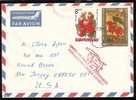 BULGARIA / BULGARIE - 1987 - Letter Travell - Bulgarie - USA - Retour - Bulgarie - Storia Postale