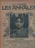 LES ANNALES 22 SEPTEMBRE 1912 - HEINE - ACADEMIE - EUTHANASIE - AUTOMNE - LOTI - PECHEURS CELEBRES - FRANCAISES COLONIES - General Issues