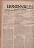 LES ANNALES 28 JANVIER 1912 -  PARIS 1867 - MARIE ANTOINETTE VERSAILLES - METALLURGIE ELECTRIQUE - - Allgemeine Literatur