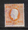 PD23C - PORTOGALLO , 80 Reis Arancio N. 43 Usato . Dent . 12  1/2 . - Ungebraucht