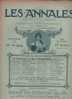 LES ANNALES 16 MAI 1909 - VICTOR HUGO - 57e REGIMENT D'INFANTERIE - CARICATURISTES - CHALIAPINE - CONSTANTINOPLE - PTT - Allgemeine Literatur