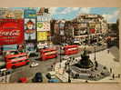 Fiat 500, Austin Mini, Van, London Taxi, Double Decker, Piccadilly Circus, London - Taxis & Fiacres