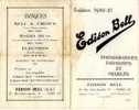 Catalogue   Edison  Bell  Saison  1930-31   Dépliant  Format Plié  120 X 190 Mm    Déplié 480 X 380 Mm - Audio-video