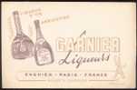 EXCELLENT BUVARD DES LIQUEURS GARNIER - Liquor & Beer