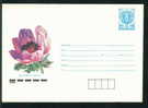 PS3927 /  1990 Flowers ANEMONE Mint Bulgaria Bulgarie Stationery Entier - Enveloppes